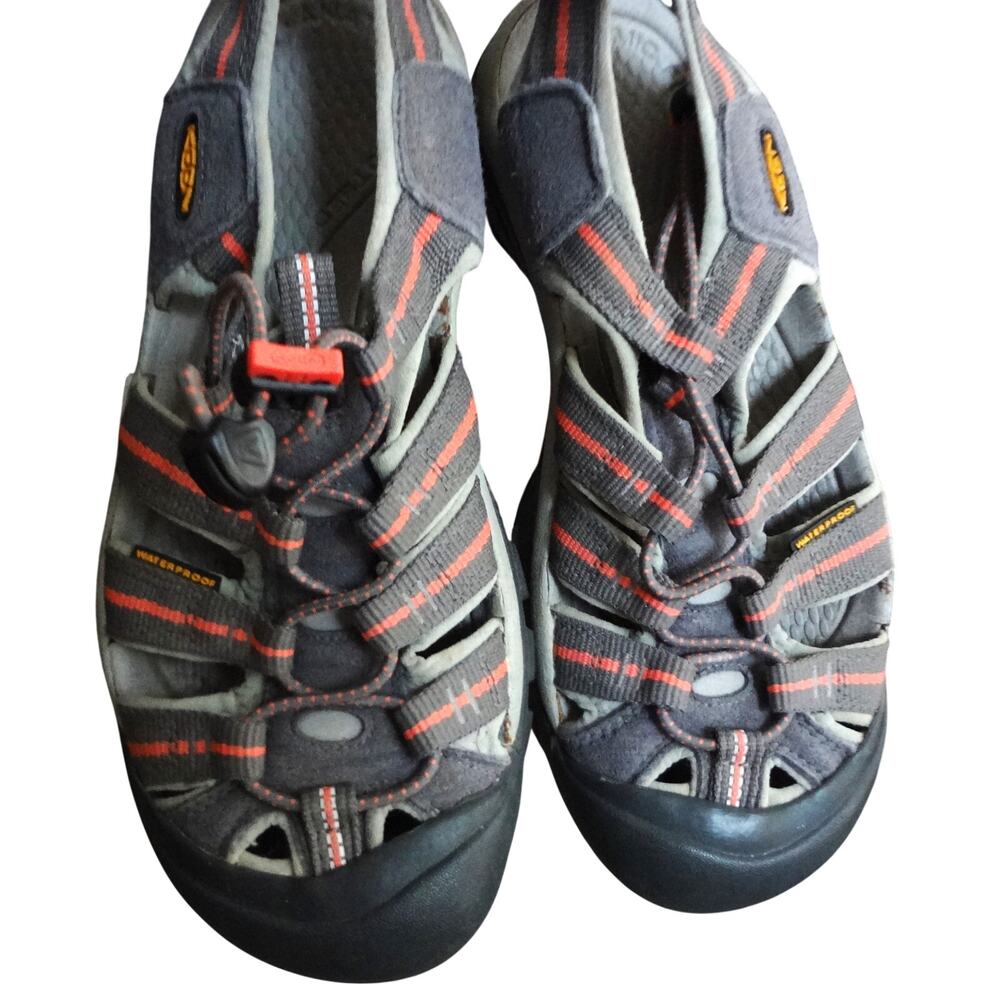 Keen Gray Womens 8 Newport H2 Sandals Shoes Hiking Waterproof Closed Toe Outdoor